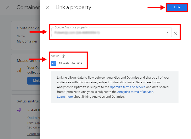 Uputstvo za aktiviranje Google Optimize alata