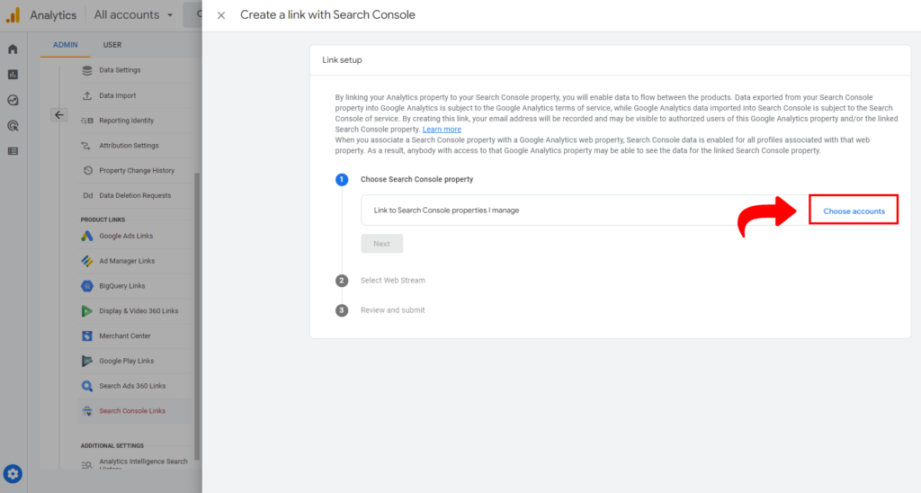 Uputstvo za spajanje Google Analytics 4 sa Google Seach Console