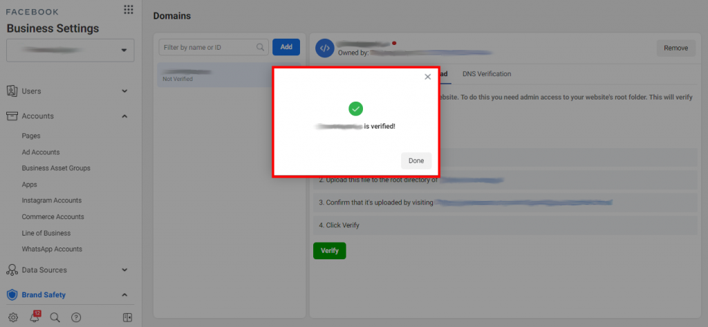Verifikacija pomoću HTML fajla