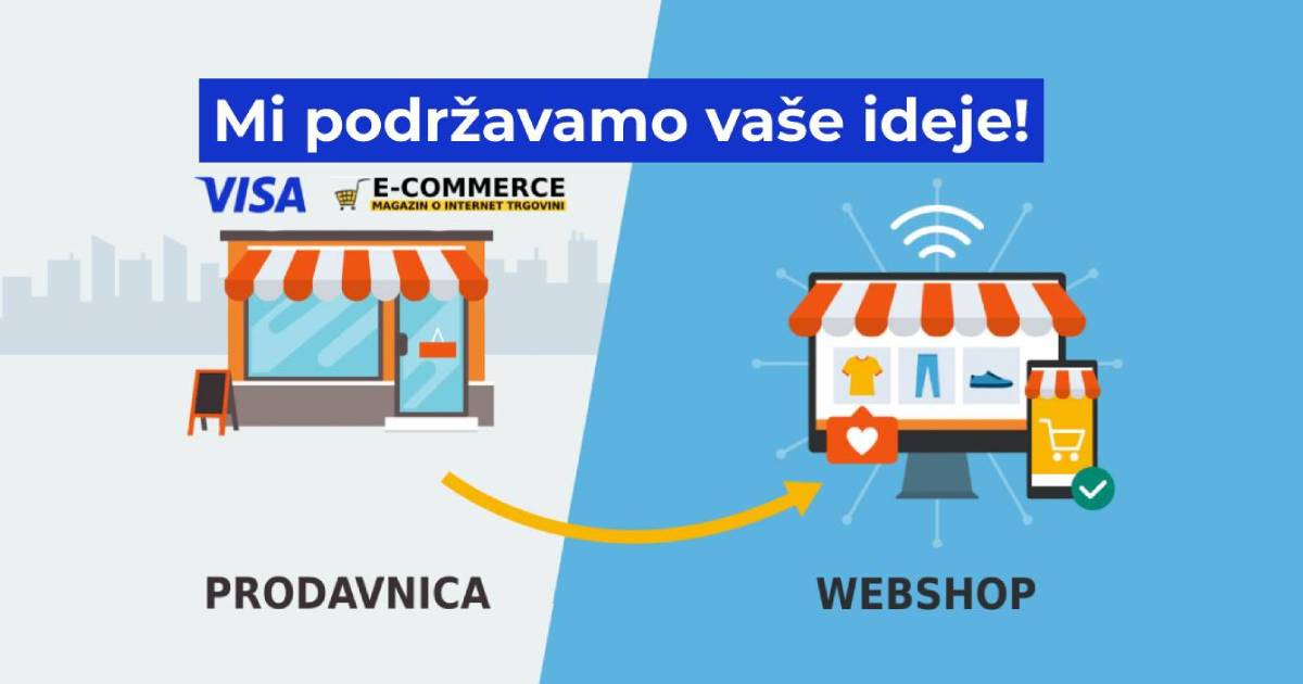 Besplatan webshop za 50 trgovaca na konkursu koji organizuju Visa i Ecommerce magazin