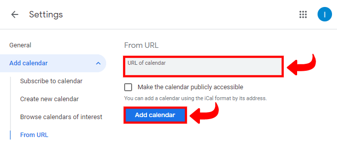 Insertovanje kalendara - Korak 3