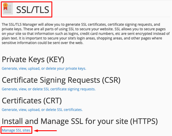 ZeroSSL - 11 - Manage SSL sites
