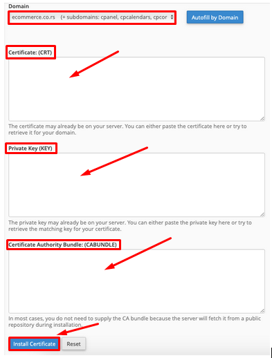 ZeroSSL - SSL in cPanel