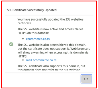 ZeroSSL - 13 - Successfull SSL installation