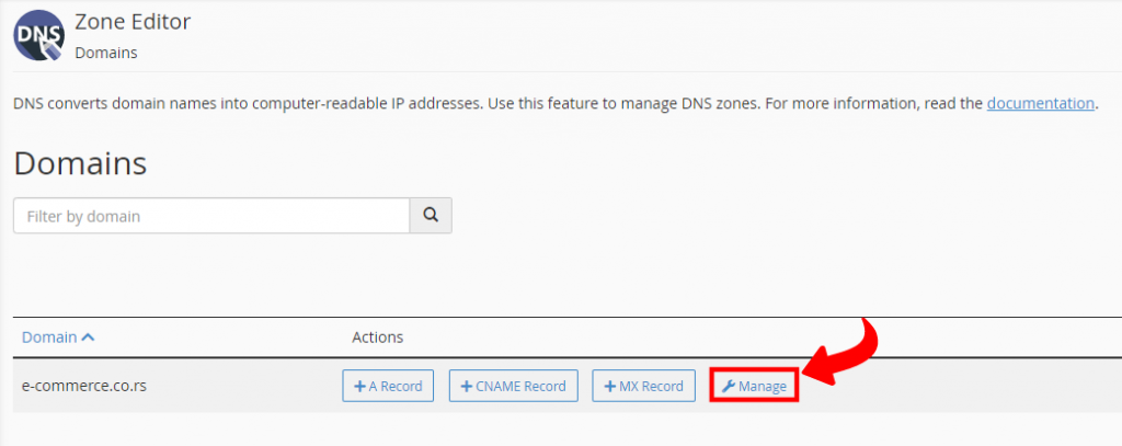cPanel - Verifikacija dodavanjem DNS TXT parametara